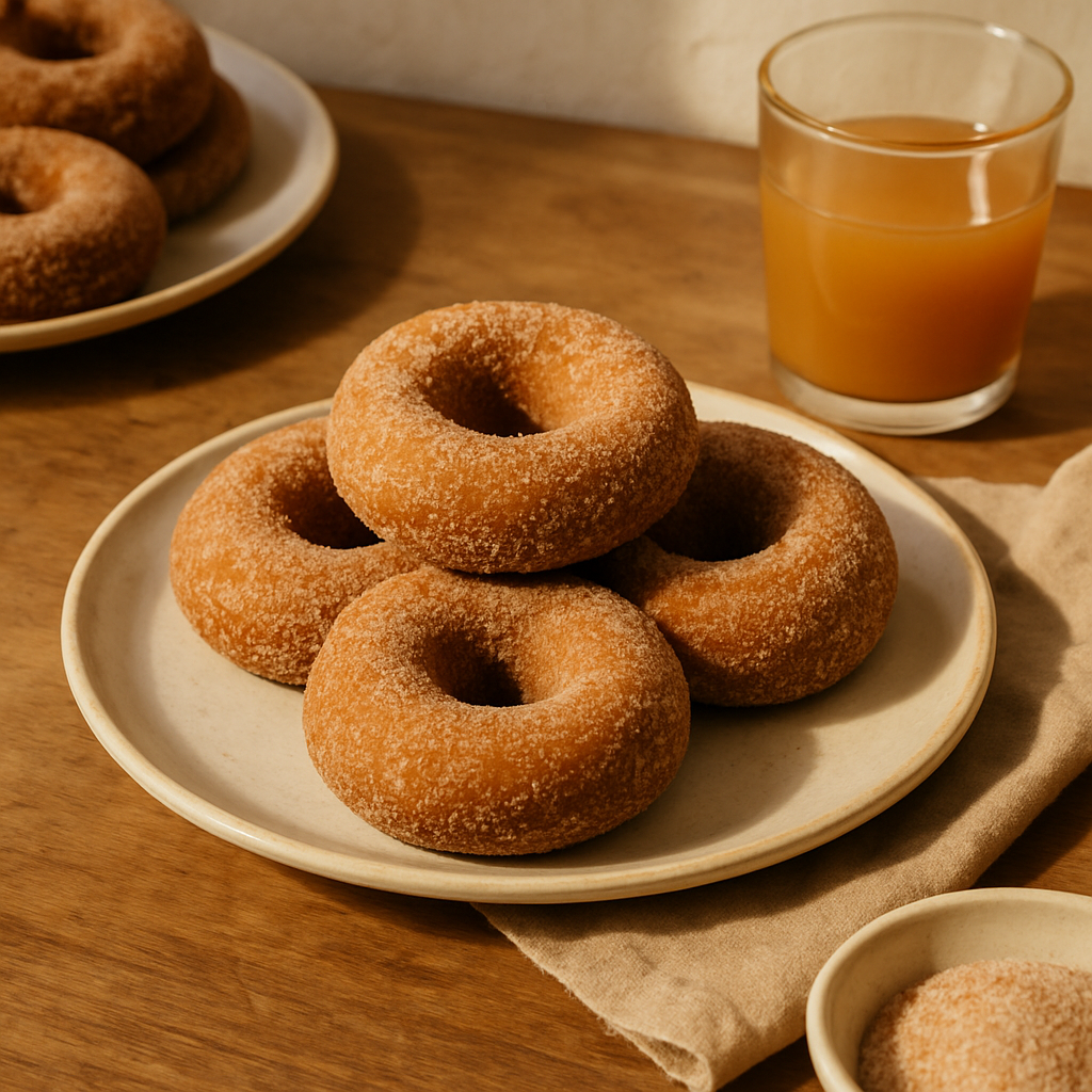 Apfelcider-Donuts