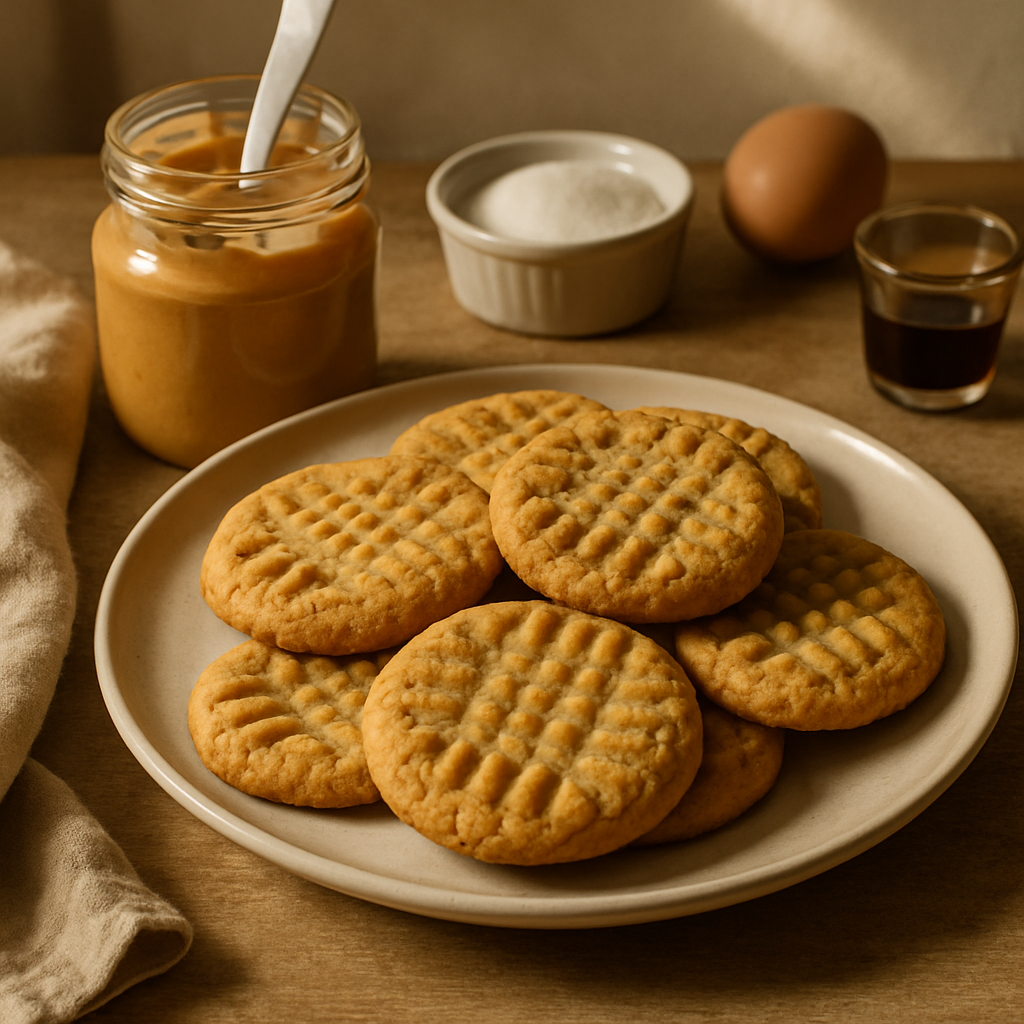 Erdnussbutterkekse