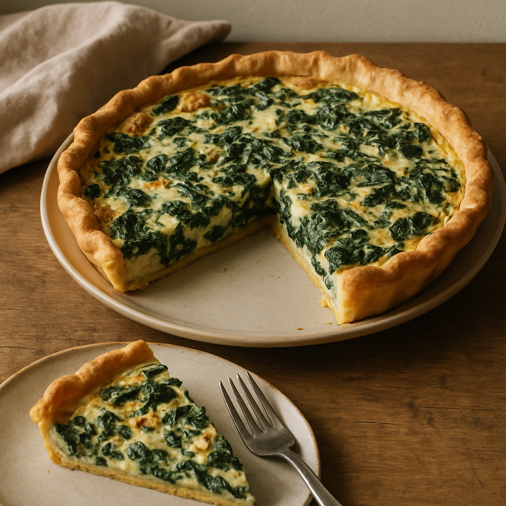 Spinat-Feta-Quiche