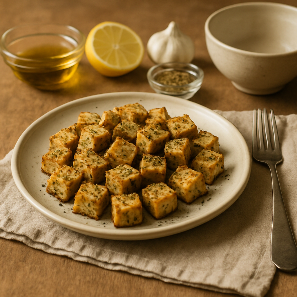 Fırında Tofu Lokmaları