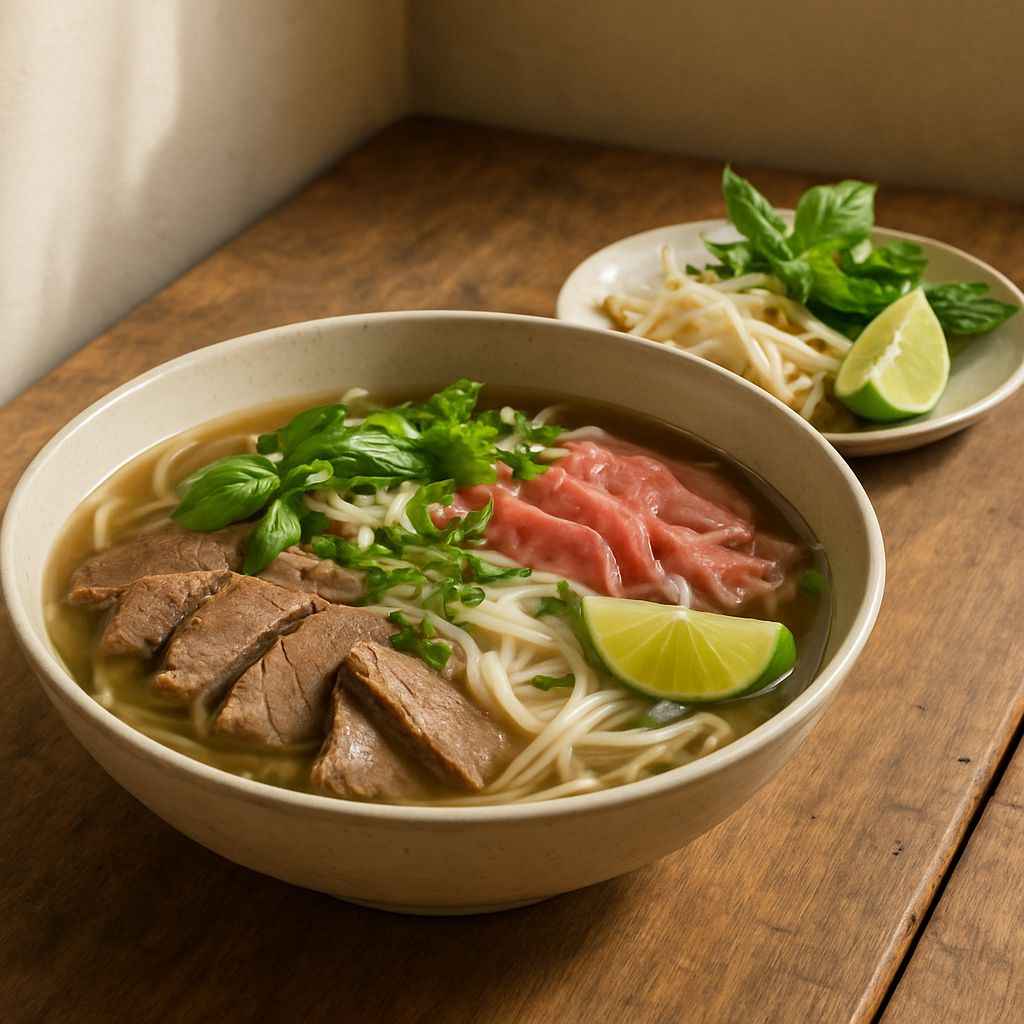 Phở Bò Erişte Çorbası