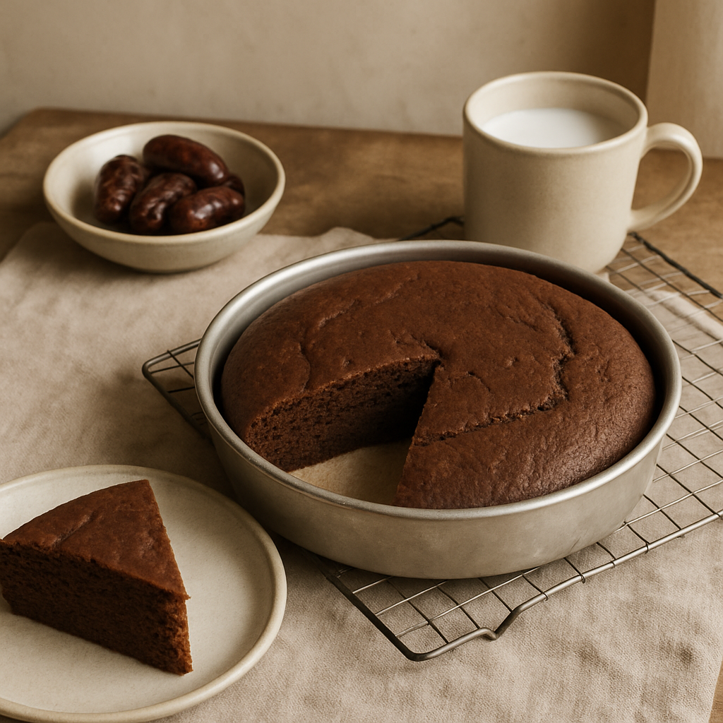 Date-Sweetened Cocoa Oat Cake