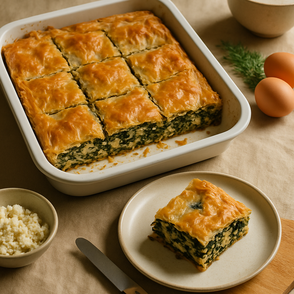 Yunan Ispanaklı Böreği (Spanakopita)