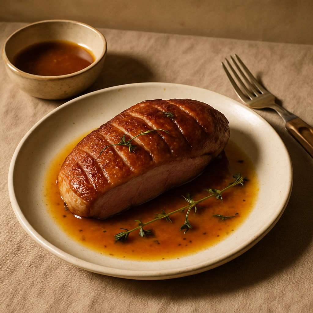 Pan-Seared Duck Breast with Orange Glaze