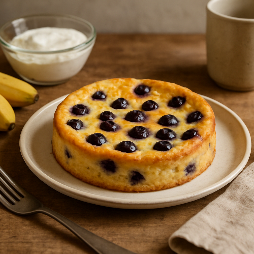 Şeker İlavesiz Muzlu ve Yoğurtlu Cheesecake