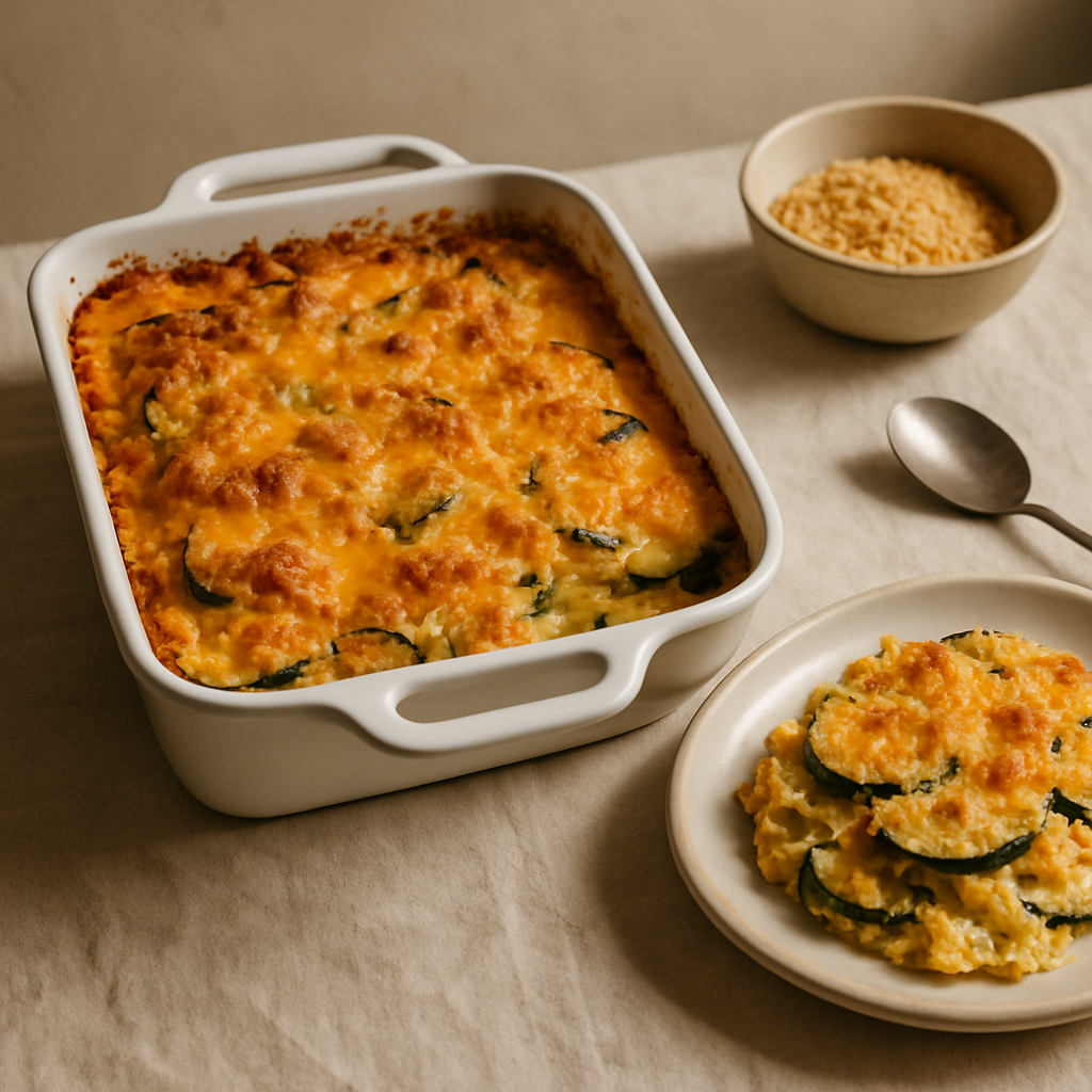 Cheesy Zucchini Casserole
