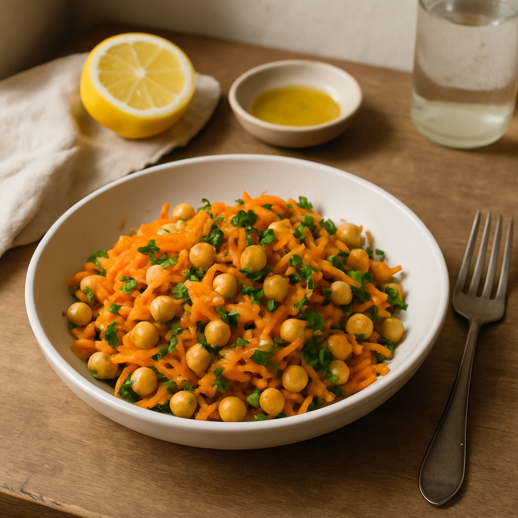 Carrot and Chickpea Salad