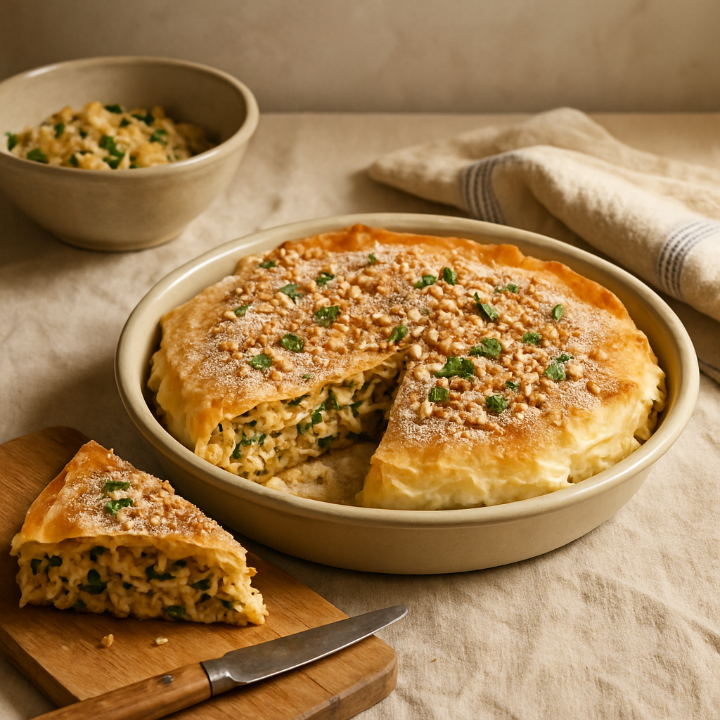 Chicken Bastilla Pie