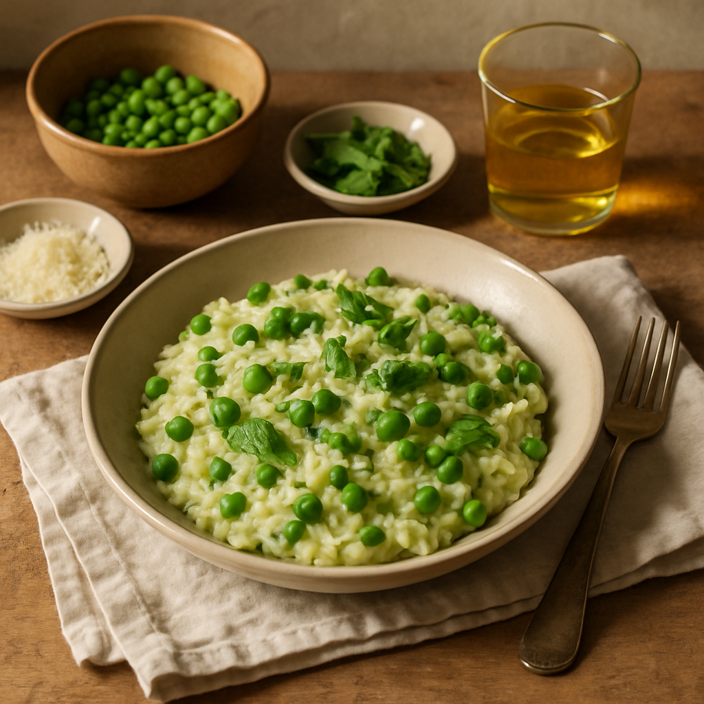Pea and Mint Risotto