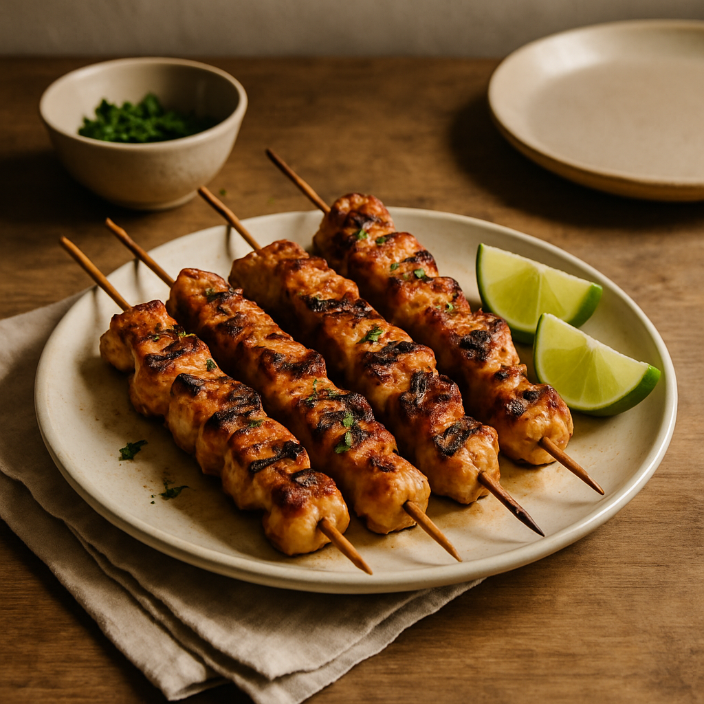 Chili Lime Chicken Skewers