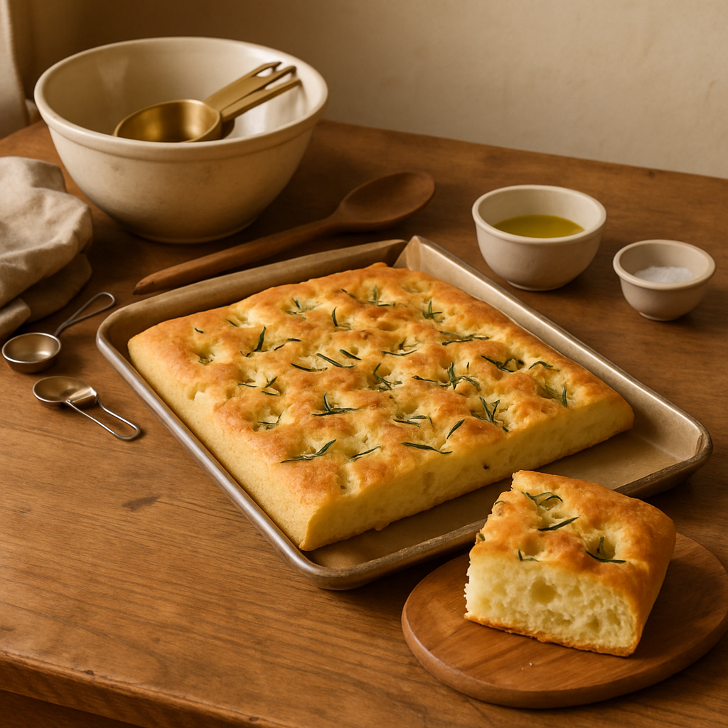 Focaccia With Rosemary