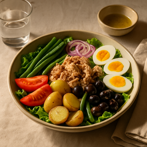 Ton Balıklı Niçoise Salatası