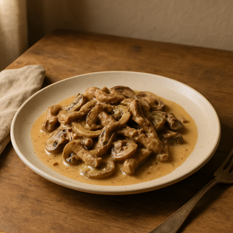 Beef and Mushroom Stroganoff