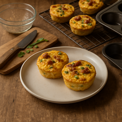 Bacon Cheddar Egg Muffins