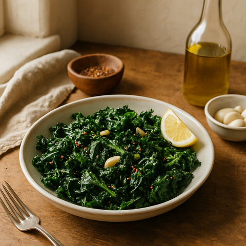 Sautéed Kale with Garlic