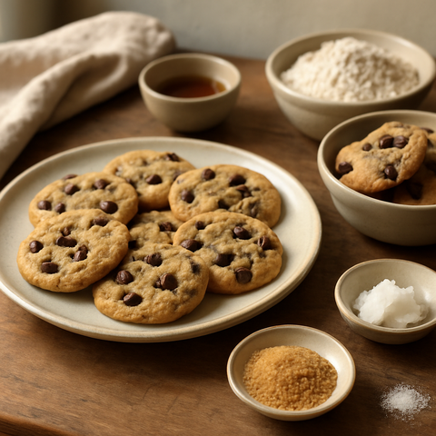 Vegane Chocolate-Chip-Cookies