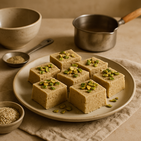 Honey Sesame Halva