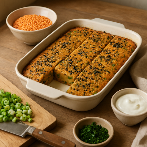 Turkish Red Lentil Börek