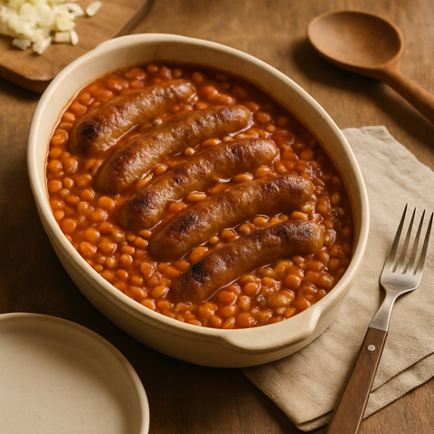 Baked Bean and Sausage Casserole