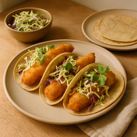 Knusprige Fisch-Tacos