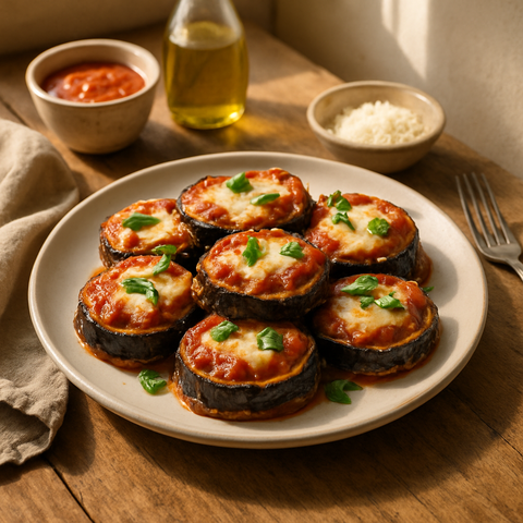 Parmesanlı Patlıcan Lokmaları