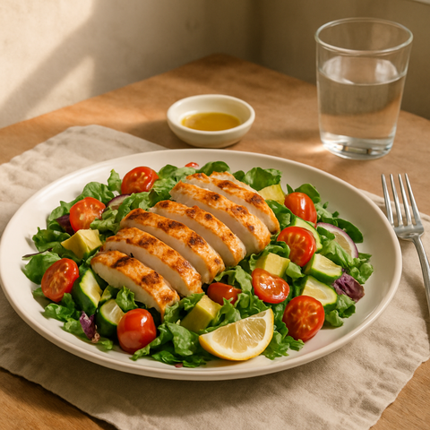 Grilled Chicken Salad with Avocado