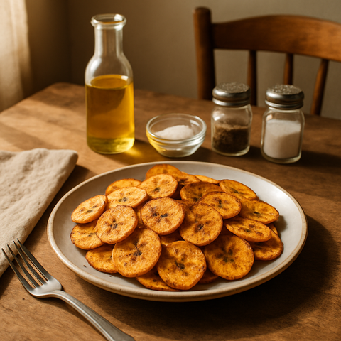 Fırında Plantain Cipsi