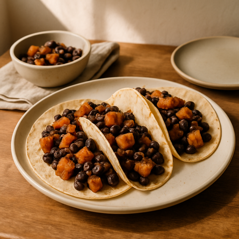 Sweet Potato and Black Bean Tacos