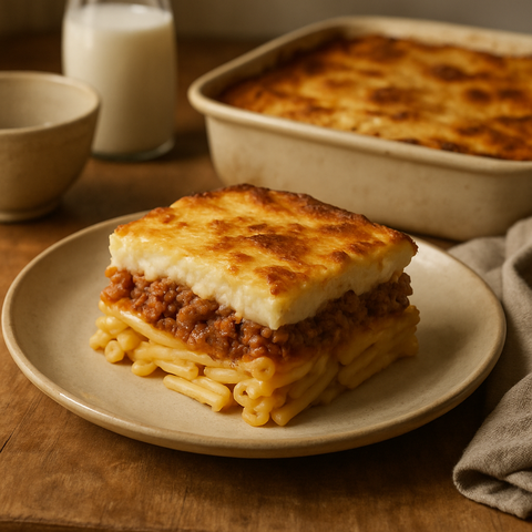Pastitsio with Beef Ragu
