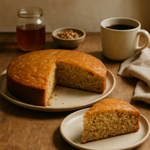 Honig-Walnuss-Kuchen