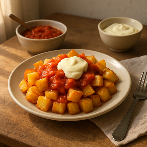 Patatas Bravas With Aioli