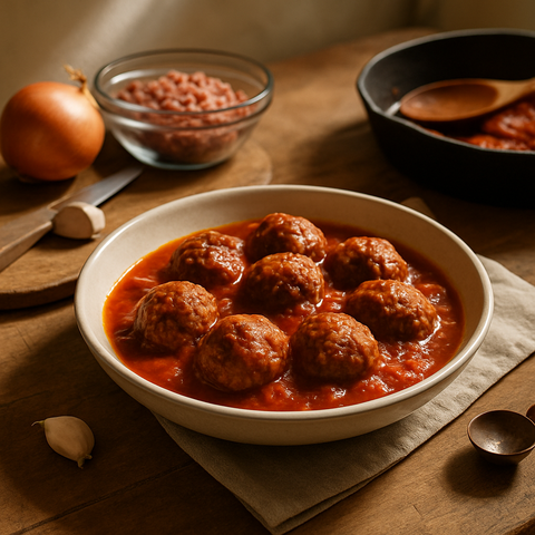 Moroccan Meatballs in Tomato Sauce