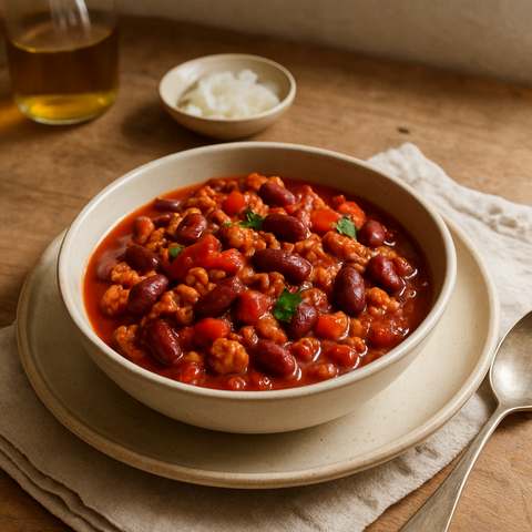 Kırmızı Fasulyeli Hindi Chili