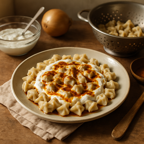 Manti With Yogurt Sauce