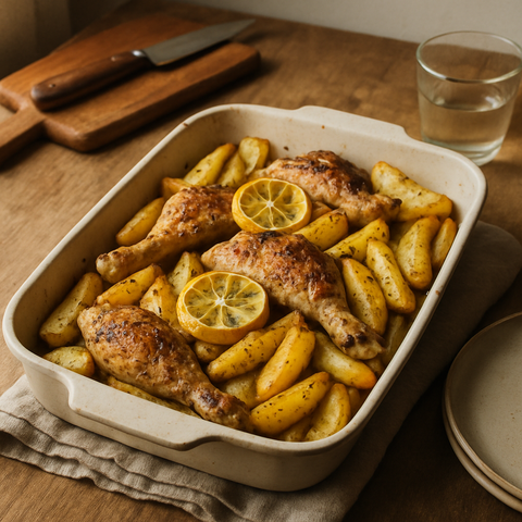 Greek Lemon Chicken and Potatoes