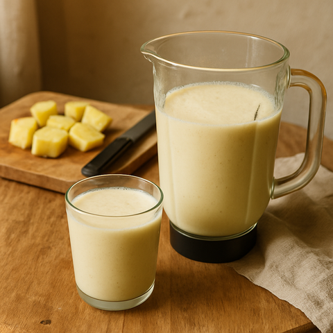 Ananaslı Hindistan Cevizli Lassi