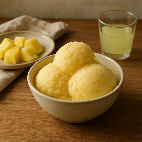 Ananas-Kokos-Sorbet