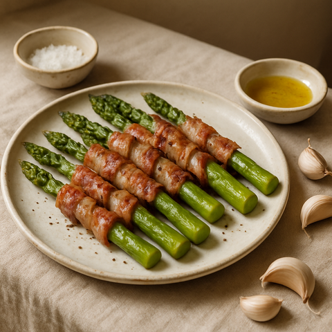 Spargel im Speckmantel