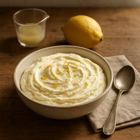 Limonlu Mascarpone Mus