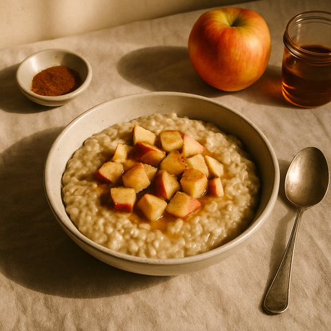Vegan Elmalı Tarçınlı Yulaf Lapası