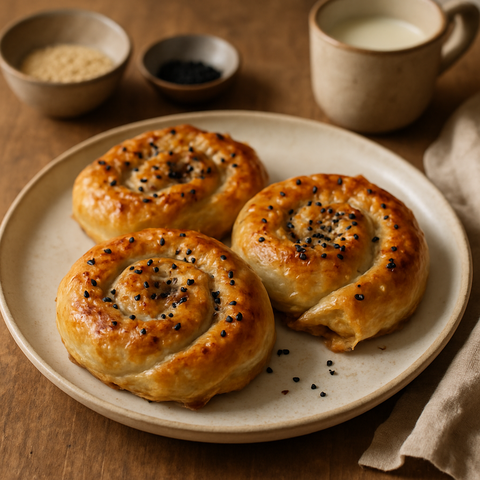 Reispapier-Börek mit Hackfleisch und Kaşar-Käse