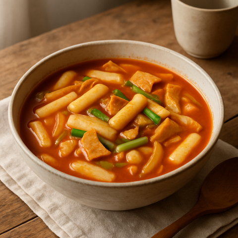 Korean Spicy Rice Cake Soup