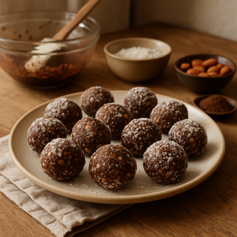 No-Bake Chocolate Mosaic Balls
