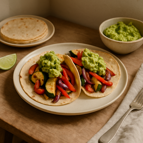 Vegetable Tacos with Guacamole