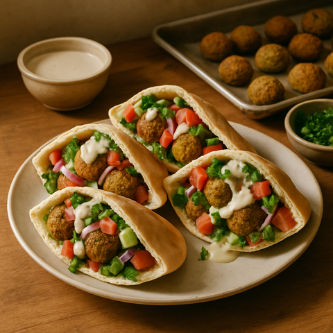 Baked Falafel Pita