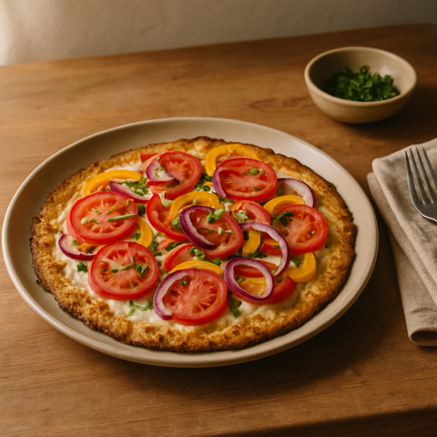Sebzeli Karnabahar Pizza