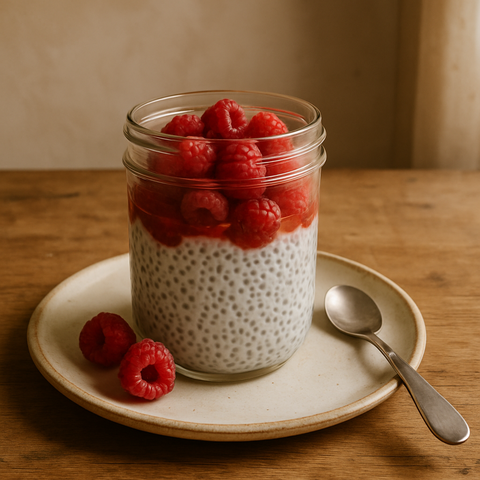 Raspberry Chia Pudding