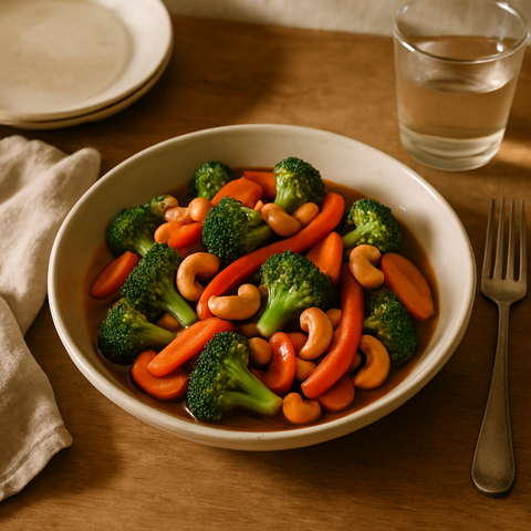 Vegetable Stir-Fry with Cashews
