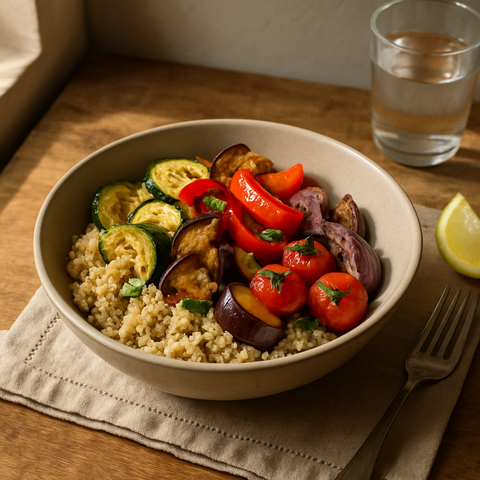 Grilled Vegetable Quinoa Bowl