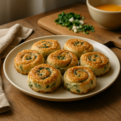 Spinach and White Cheese Rice-Paper Börek
